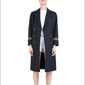 Never worn Kooples Double breasted coat in navy